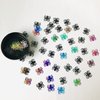10 Grams/Pack - 8mm Black Spider Shape Sequins Glitter Halloween Festival Rave Beauty Makeup Face Body Nail Art Decoration LB1000
