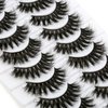 SYlashes False Eyelashes 16mm Faux Mink Lashes Fluffy Thick Crossed Soft Luxury Volume Fake Lashes 10 Pairs Pack