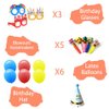 Car Party Supplies - Birthday Decorations for Children,Contain a Traffic Banner,a hat,2 Sticker,3 Glasses,5 Blowouts Noisemakers,5 Foil Balloons,6 Latex Balloons,Great for Kids Birthday Party