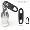 i-Dawn Compatible iPhone Charge Cable + Keychain + Bottle Opener + Aluminum Carabiner,Portable Multifunction Keychain Bottle Opener USB Charging Cord Short Cable Gift Men Women (Black)