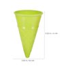 Kisangel 5pcs Plastic Ice Cream Cones Ice Cream Sand Toys Ice Cream Cup Toys Ice Cream Sandbox Toys for Childern Beach Toy