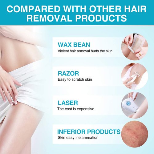 POP MODERN.C Aloe Hair Removal Cream For Men or Women Sensitive Formula Bikini Remove Cream Painless Hair Remover Moisturizing For Body Arm Leg Armpit Gifts