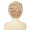 Dai Cloud Short Blonde Curly Wigs for Women Synthetic Natural Looking Daily Party Wig for White Women