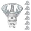 GU10 Halogen 35W Bulbs, 6 Pack GU10+C 120V 35W Halogen Light Bulbs with Long Lasting Lifespan, Dimmable MR16 GU10 Light Bulb for Track Light, Recessed Light, Range Hood Light Bulbs, 2700K Warm White