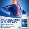 HealthA2Z® Extra Strength Pain Relief PM| Acetaminophen 500mg | Diphenhydramine 25mg | Pain Reliever & Nighttime Sleep Aid | Non-Habit Forming (365 Count (Pack of 1))