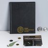 420 Pockets Coin Albums - 28x29 mm/1.1x1.1 inch Pocket Black Coin Book 10 Pages Coin Collection Holder Letter Size Coin Storage Book CS0242BK