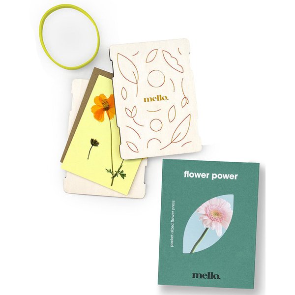 Mello Flower Press Kit | Craft Supplies For Pressed Flowers & Crafts | Arts And Crafts & Scrapbook Supplies | Hobbies for Women | Gifts for Plant Lovers & Dried Flowers For Crafts | Flower Power