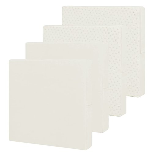 Easy-Going Waterproof Patio Cushion Covers ONLY Covers 24x24x4 inch 4 Pack Replacement Non-Slip O...