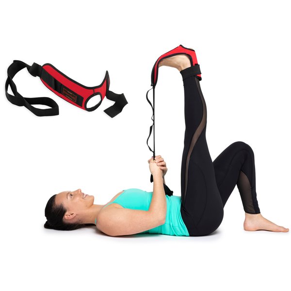 OPTP The Original Stretch-EZ, USA Made Top Choice Plantar Fasciitis Stretcher, Hamstring Stretch Strap and Achilles Tendon Stretcher, Stretching Strap for Physical Therapy