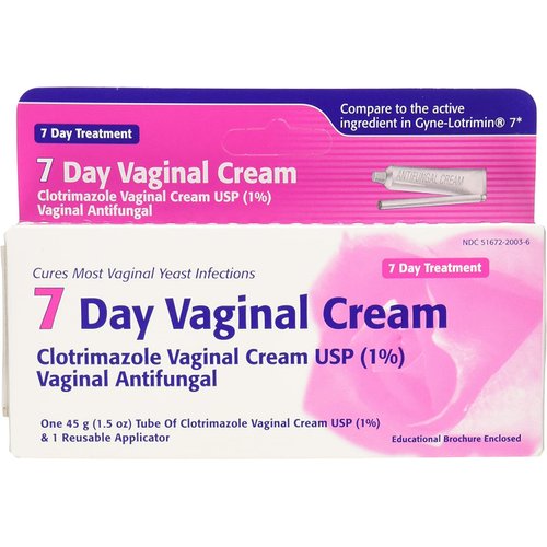 Taro Clotrimazole 7 Vaginal Cream 45 g (Pack of 4)