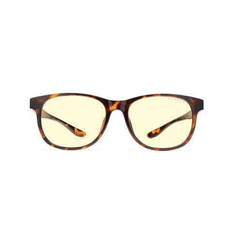GUNNAR - Premium Gaming and Computer Glasses for Kids (age 12+) - Blocks 65% Blue Light - Rush, Tortoise, Amber Tint