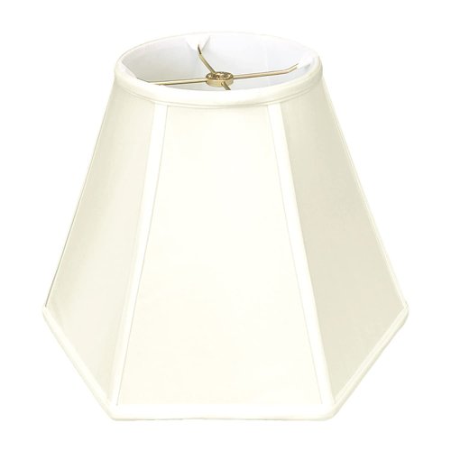 Royal Designs Hexagon Basic Lamp Shade, Eggshell, 9" x 18" x 13, BS-733-18EG