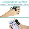 Vive Trigger Finger Splint - Support Brace for Middle, Ring, Index, Thumb and Pinky - Straightening Curved, Bent, Locked and Stenosing Tenosynovitis Hands - Tendon Lock Release Stabilizer Knuckle Wrap