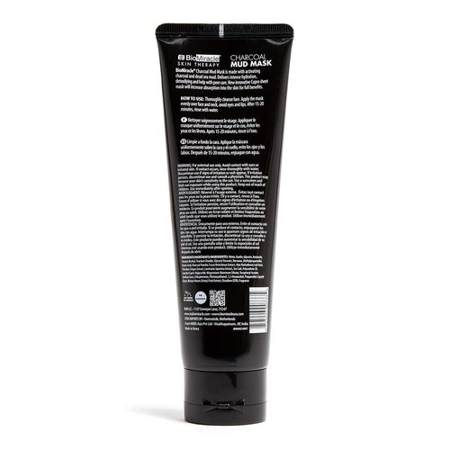 BioMiracle Men's Skin Thearpy Charcoal and Dead Sea Mud Mask for Male