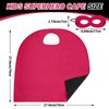 ERDOGLY Superhero Capes for Kids, Double-Sided Superhero Costume for Boys Girls 3-12 Year Old, Toddler Halloween Cosplay Dress up Birthday Gifts, Rose & Black