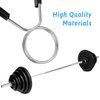 simarro 2 Inch Barbell Clamps, 4 Pcs Weight Barbell Clips, Olympic Barbell Spring Lock Collars, Barbell Handle Locking Clip for Strength Training Gym Fitness Training Accessories