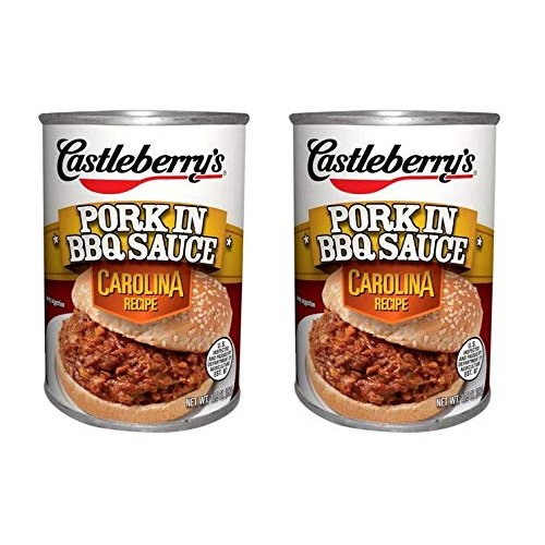 Castleberrys Pork in BBQ Sauce, Carolina Recipe 10.5 oz (Pack of 2)