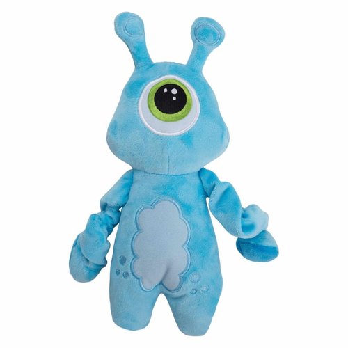 Snugarooz Luna The Alien Plush Dog Toy, Blue