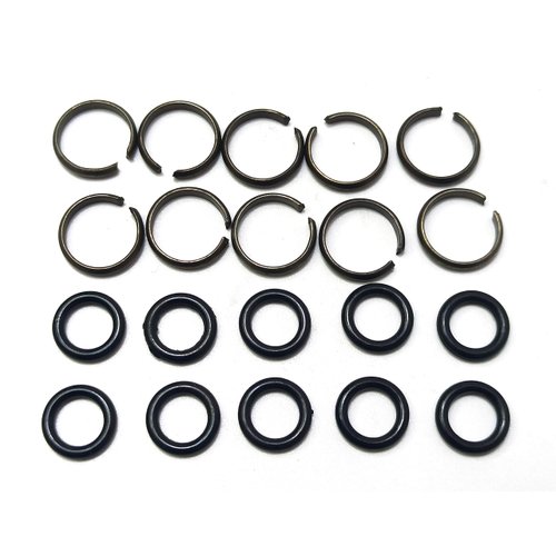 10 sets of 1/2" Impact Wrench Socket Retainer rings with O-ring,Impact Wrench Tool Parts and Accessories，impact friction ring,hog ring,O-ring Square Drive Socket Retainer Ring