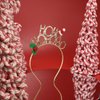 Needzo Ho Ho Ho Christmas Headband, Holiday Hair Band Accessory For Women, One Size Fits Most, 7.5 Inches