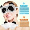 my novel things Cooling Eye Mask and Plush Sleep Mask for Girl Woman 2PCS, Cute Animal Sleeping Mask Soft Blindfold Cold Warm Eye Compress Gifting for Home Spa, Office, Morning Refreshment, Travel