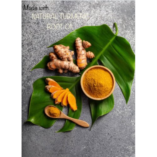 Amelia 3 Huts Turmeric Degreasing Scrub, Moisturizing, Exfoliating Body, Face, Hands,Feet Scrub, Nourishes Skin, Deep Cleansing Brightens the Skin from Dark Spots,Blemish Treatment.