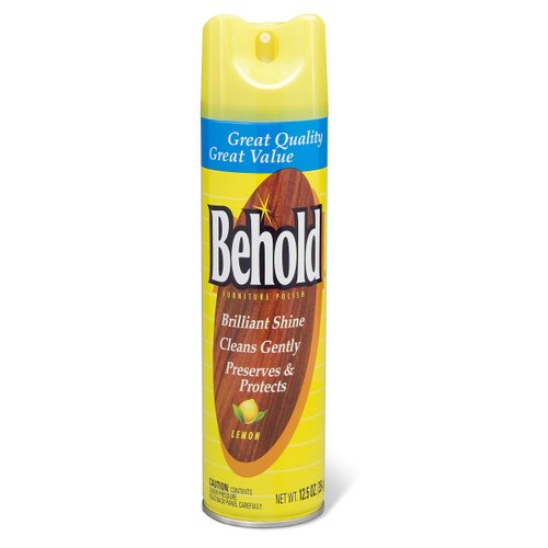 Behold Furniture Polish, Lemon, 12.5 Ounce