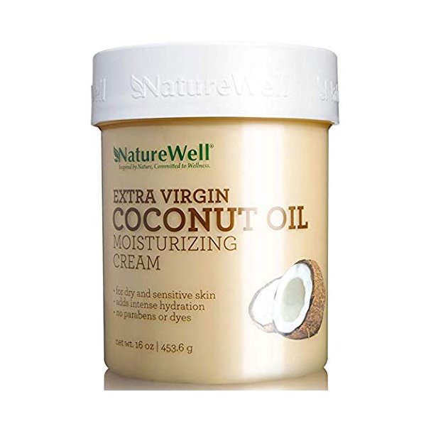 Nature Well Extra-Virgin Coconut Oil Moisturizing Cream 3 Packs (16 oz.) our cream is a light yet