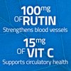 RUTASCORBIN Vitamin C with Rutin | High Potency Immune Support Supplement with Antioxidants for Vitality, Circulatory Health, Energy & Daily Wellness, 50 Tablets, 2-Pack