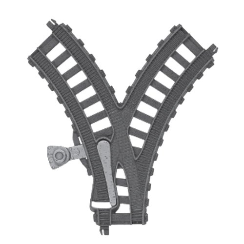 Replacement Part for Fisher-Price Thomas and Friends Trackmaster Train Playset - BHY58 - BDP15 - Gray Y Long Left Turn Track YL