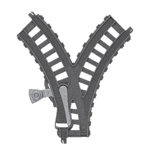 Replacement Part for Fisher-Price Thomas and Friends Trackmaster Train Playset - BHY58 - BDP15 - Gray Y Long Left Turn Track YL