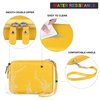 Supmay Hard Carrying Case for RG40XXV Retro Handheld Game Console, Retro Game Travel Storage Holder with Mesh Bag for SD Card, USB Charging Cable, User Manual, Yellow
