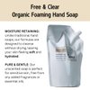 kosmatology Free & Clear (Unscented) Organic Foaming Hand Soap Refill Bag, 34 fl oz
