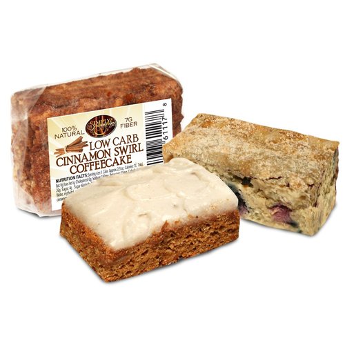 Simply Scrumptous Fat Free Carrot Cake and Low Carb Cinnamon Coffee Cake