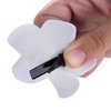 50Pcs 2.5" White Foam Hawaiian Frangipani Artificial Plumeria Flower Hat Hair Clips for Home Bridal Wedding Tropical Party Beach Vacation Decoration
