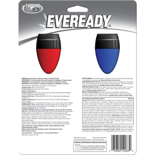 Eveready General Purpose LED Flashlight 2 Pack