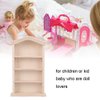 1:12 Miniature Doll Furniture, Wooden Dollhouse Miniature Simulated Bookshelf Model for Dolls Furniture Accessory Furniture Toy Decoration Accessory for Dollhouse(Bookshelf)