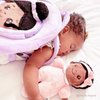 OUOZZZ Soft Black Baby Dolls for Girls - First African American Baby Dolls Multicultural Plush Rag Doll Sleeping Cuddle Buddy Doll Toy for Kids 10"
