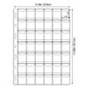 42-Pocket Coin Pages for Collectors, Standard 9-Hole Coin Collection Pages fit Most Binder, Coin Collecting Supplies, Coin Sleeves for Coin, Stamp, Badges etc (42 Pocket - 5 Sheets)