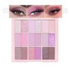 CAKAILA 18Colors Purple Pink Nude Shimmery Eyeshadow Palette Makeup,Light Purple Mauve Glitter Sparkly Highly Pigmented Eye Shadow Long Lasting Waterproof Naturing-Looking Blendable for Beginners