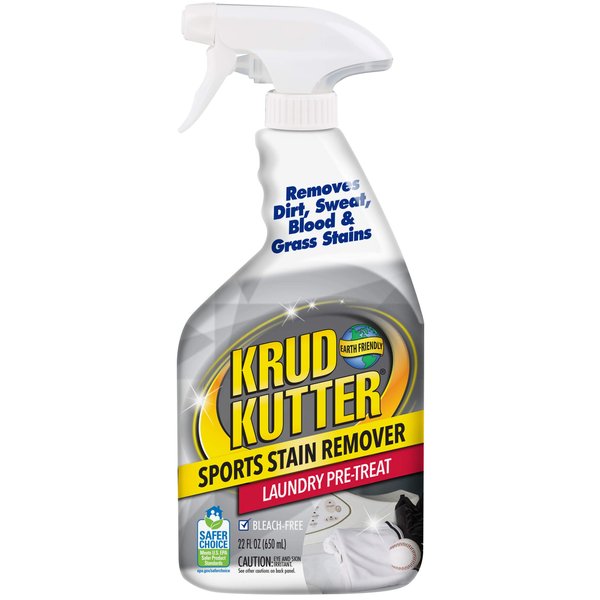 Rust-Oleum Krud Kutter 305473 Sports Stain Remover Laundry Pre-Treat, 22 oz , White