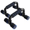 Readaeer Push Up Bars Gym Exercise Equipment Fitness 1 Pair Pushup Handles with Cushioned Foam Grip and Non-Slip Sturdy Structure Push Up Bar for Men & Women (Blue)