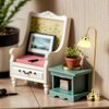jarbins Mini Dollhouse Lamp 1/12 Scale Dollhouse Light Miniature Small Table Lamp Dollhouse Accessories (0.6X4.1 Inches)