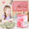 Kids Piggy Bank for Girls, Kids Safe with Password Lock, ATM Piggy Bank and Money Bank with Auto Grab Bill Slot, Toy Safe Birthday Gifts for 3 4 5 6 7 8 9 10 Years Old Children Teens Toddler (Pink)