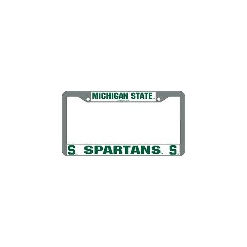 Michigan State Spartans Chrome License Plate Frame