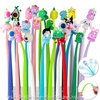 PGPBW 30 Squishy Pens for Kids,Cute Fun Pens for Kids, Stress Relief Bobblehead Pen, Party Favors for Kids,Birthday Gifts for Boys & Girls,kids Classroom Prizes
