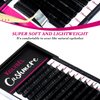 Cashmere Eyelash Extensions 0.05 CC Curl 8-16mm Mixed Tray Premium Individual Lash Extensions, Silk Volume & Classic Lashes Soft Matte Dark Professional Eyelashes Extension Salon Use(0.05-CC-8-16 mm)