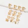 40 Pack Star and Butterfly Braid Clips for Girls Jewelry Cuffs Hair Clips Dreadlock Braids Hair Rings Gold Silver Decoration Hair Charms Styling for Women Braids