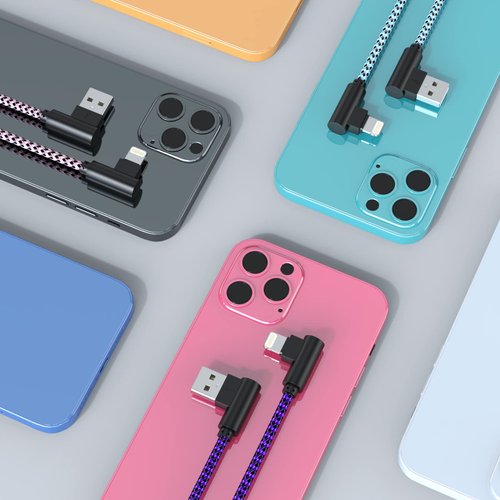 iPhone Charger Cord Lightning Cable 10 ft 3 Pack iPhone Charging Cable Long iPhone 11 Charger 10ft [Apple Certified] Nylon Braided Fast Charging for 13 mini/13/12/11 Pro MAX/XR/XS/8/7/Plus/6S/SE/iPad…