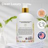 THERAPINA Aromatherapy Luxury Liquid Hand Soap – Vegan, Moisturizing Hand Wash with Aloe Vera, Botanical Oils, Flower Market Scent – Fancy Liquid Hand Soap for Bathrooms, Kitchen, More, 16 Oz.
